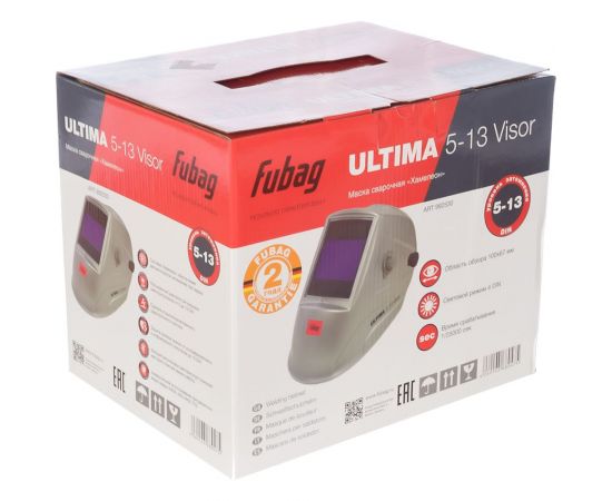 Маска сварщика Хамелеон ULTIMA 5-13 Visor/IQ 5-13G M FUBAG 992530 – изображение 4