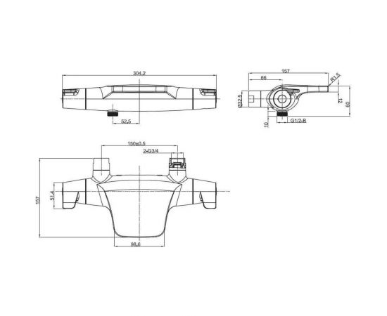 Термостат для ванны ESKO Mikros T5054 – изображение 4