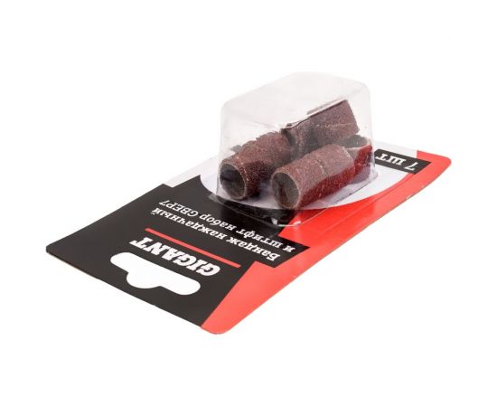 Наждачный бандаж и штифт набор 7 шт, 12.7x12.7 мм Gigant GBEP7 – изображение 4