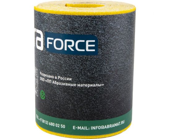 Бумага наждачная (5 м; 115 мм; Р180; желтая) Abraforce 26600 – изображение 4