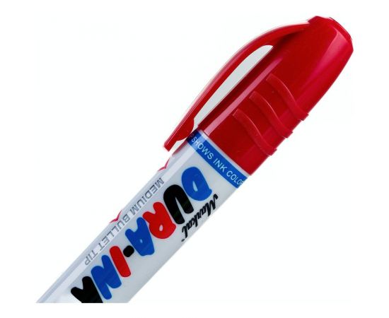Промышленный водостойкий универсальный маркер Markal Dura Ink 60 3,0 мм красный 96535 – изображение 4