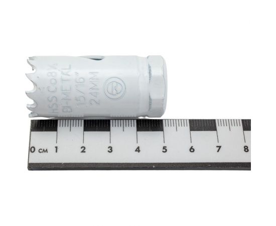 Коронка биметаллическая М42 Cobalt 8% 24 мм D.BOR 9H-4102405D – изображение 4