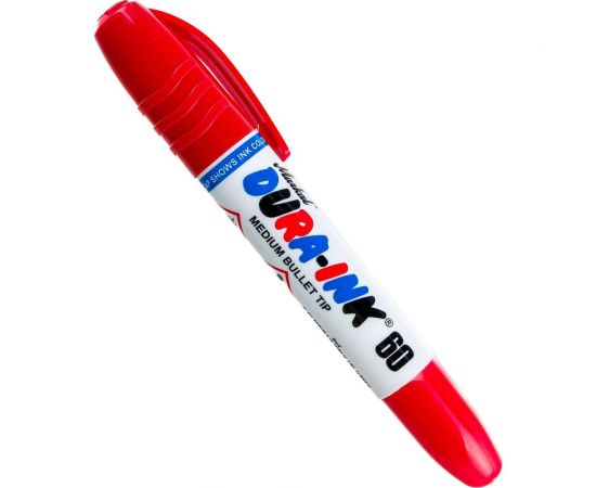 Промышленный водостойкий универсальный маркер Markal Dura Ink 60 3,0 мм красный 96535 – изображение 5