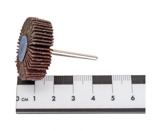 Веерный круг на шпильке 32x10x3.2 мм, P80, L 45 мм Gigant GFCH45 – изображение 6