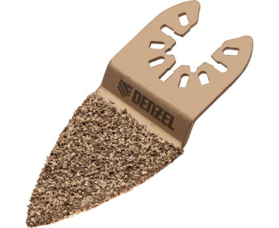 Насадка шлифовальная дельтовидная HM по плитке и дереву 33 мм для МФИ Denzel 782321 – изображение 7