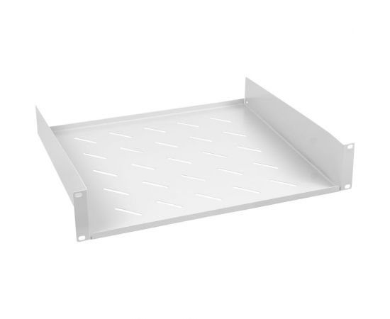 Полка Cabeus перфорированная, консольная, 2U, глубина 400 мм, SH-J017-2U-400 