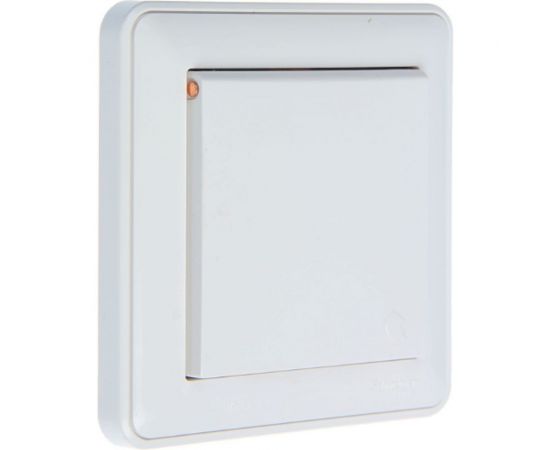 Одноместная розетка с заземлением, крышкой, защитными шторками и рамкой, белая IP44 WESSEN 59 Schneider ELectric RS16-152B-18 
