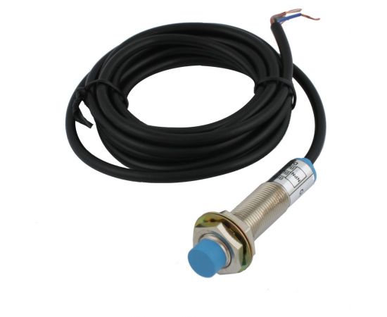 Индуктивный неэкранированный датчик INNOCONT, M12x1, L=61 мм, зона срабатывания 4 мм, -25 +60 С, 12…24 VDC, IP65, выход: NPN NO, макс. ток 200 мА, кабель 2 м SL-12N4C 