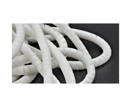 Спиральная монтажная негорючая термостойкая лента Мемотерм-ММ ЛСТнг-6 белая 10 м 480 