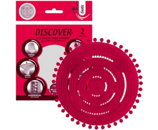 Ароматическая сетка для писсуара DISCOVER 2 шт, аромат Exotic DSR7381-4 