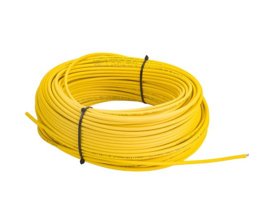 Кабель Hyperline UUTP4-C5E-S24-IN-LSZH-YL-100 (100 м) витая пара, неэкран. U/UTP, категория 5e, 4 пары 273514 