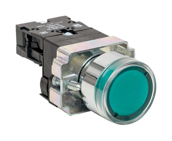 Кнопка EKF BA31 с подсветкой 230В зеленая NO PROxima xb2-bw31-230 