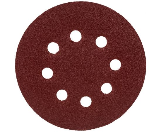 Круги абразивные шлифовальные перфорированные на ворсовой основе под липучку Profi 5 шт, 125 мм, Р120 CUTOP 85-621 
