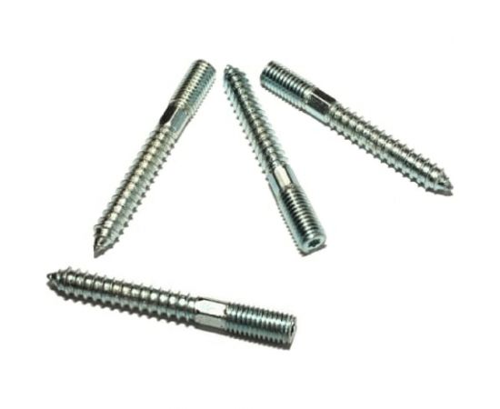 Шуруп-шпилька Rizzel 10x140, цинк, 400 шт. 321159 