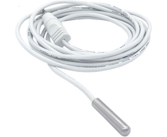 Датчик температуры Телеметрика dss-01, длина 2м (для умных розеток т60/т80) тип 18b20, диапазон -30..+85 град. герметичный корпус, подключение зазъём 3,5мм jack 00-00000232 