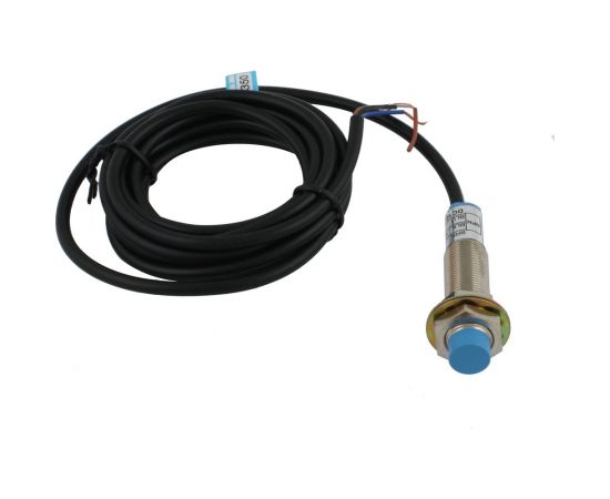 Индуктивный неэкранированный датчик INNOCONT, M12x1, L=61 мм, зона срабатывания 4 мм, -25 +60 С, 12…24 VDC, IP65, выход: NPN NO, макс. ток 200 мА, кабель 2 м SL-12N4C – изображение 2
