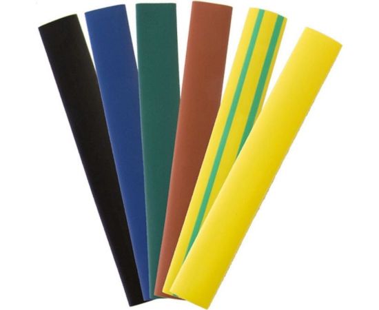 Термоусаживаемая трубка TDM ТУТнг 10/5 набор (7 цветов по 3 шт. 100мм) SQ0518-0505 – изображение 2