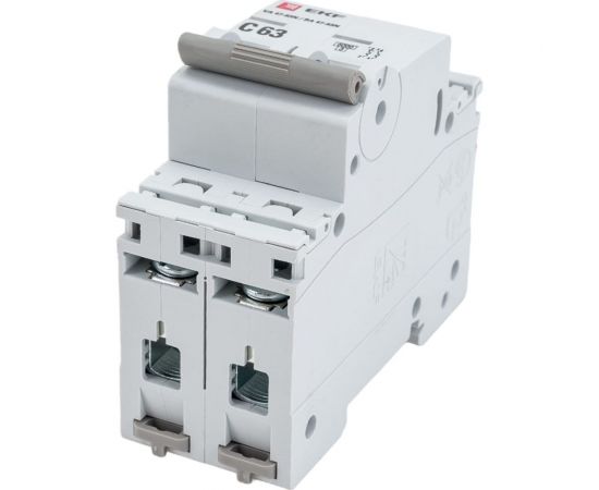 Автоматический выключатель EKF 2P 63А (C) 6кА ВА 47-63N PROxima M636263C – изображение 2