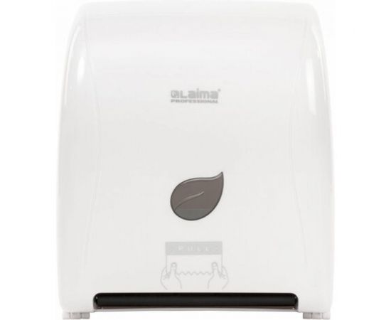 Диспенсер для полотенец в рулонах ЛАЙМА PROFESSIONAL ECO Система Н1, механический, белый 606550 – изображение 2