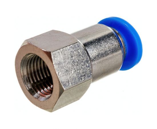 Фитинг цанговый прямой с внутренней резьбой 1/8F для трубки диаметром 6 мм SHPI PCF 06-R01 – изображение 2
