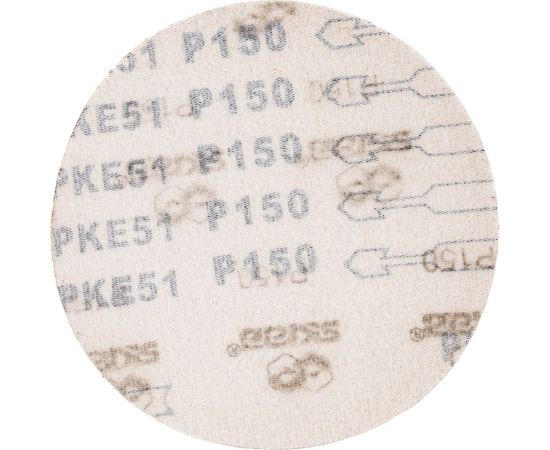 Абразивный круг на липучке 125 мм, Р150, 10 шт SKRAB 35737 – изображение 2