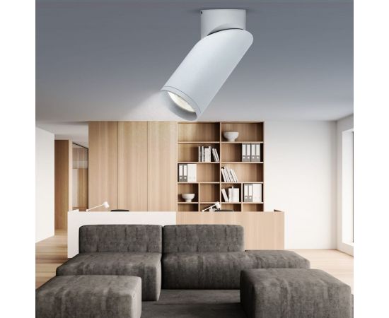 Настенно-потолочный светильник ЭРА спот OL18 WH MR16/GU10, белый Б0054386 – изображение 3