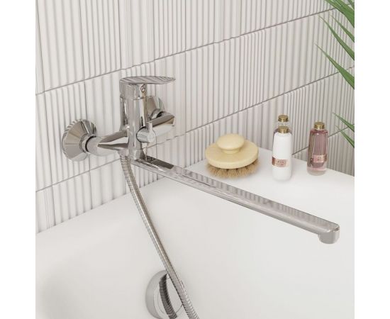 Смеситель для ванны с длинным изливом Milardo Horizont HORSB02M10 – изображение 3