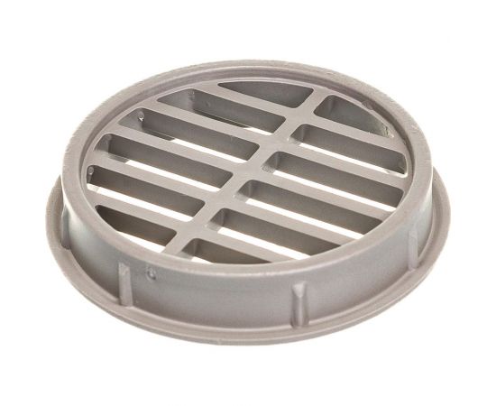 Решетка круглая вентиляционная (d=47 мм; серая) Volpato 2190-443-GR – изображение 3