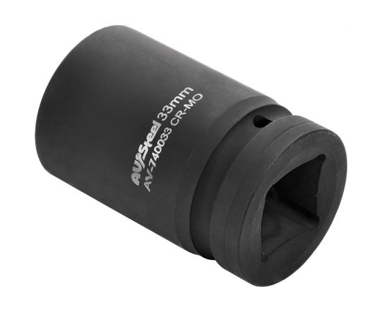 Головка ударная шестигранная (33 мм; 1DR) AV Steel AV-740033 – изображение 3