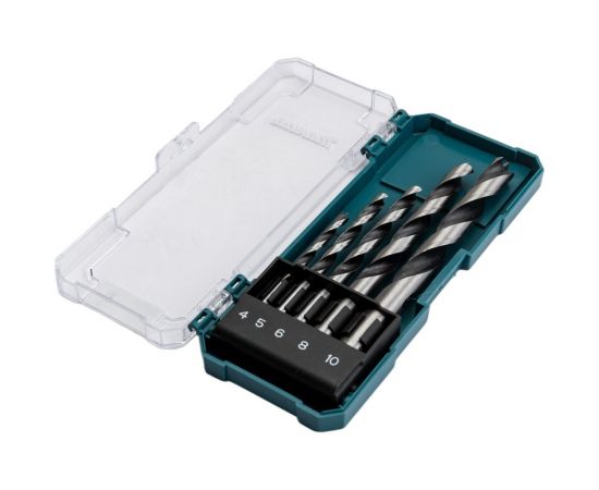 Набор сверл по дереву (5 шт.; 4,5,6,8,10 мм) Makita D-72861 – изображение 4
