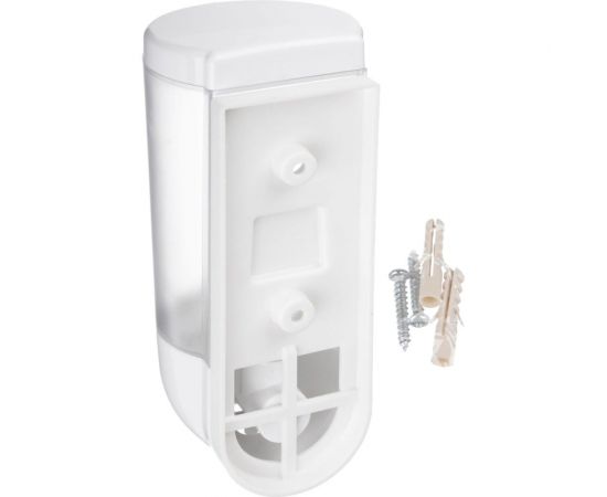 Дозатор для жидкого мыла SonWelle настенный, 400 мл., белый, ПВХ 542-118 – изображение 4