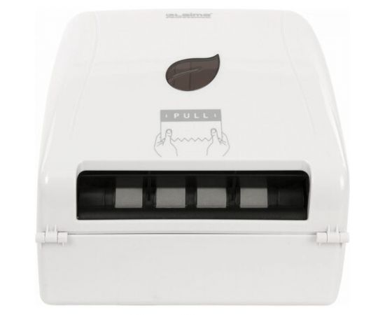 Диспенсер для полотенец в рулонах ЛАЙМА PROFESSIONAL ECO Система Н1, механический, белый 606550 – изображение 4