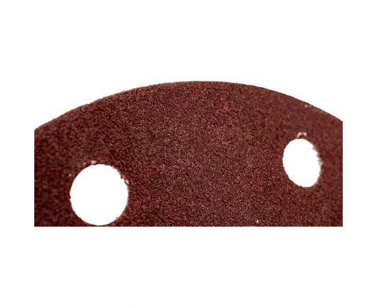 Диск шлифовальный D150 мм, A80, 10 шт, 8 отверстий, коричневый Makita D-54601 – изображение 4