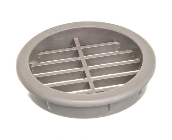Решетка круглая вентиляционная (d=47 мм; серая) Volpato 2190-443-GR – изображение 4