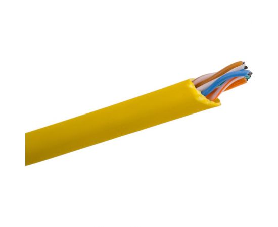 Кабель Hyperline UUTP4-C5E-S24-IN-LSZH-YL-100 (100 м) витая пара, неэкран. U/UTP, категория 5e, 4 пары 273514 – изображение 5