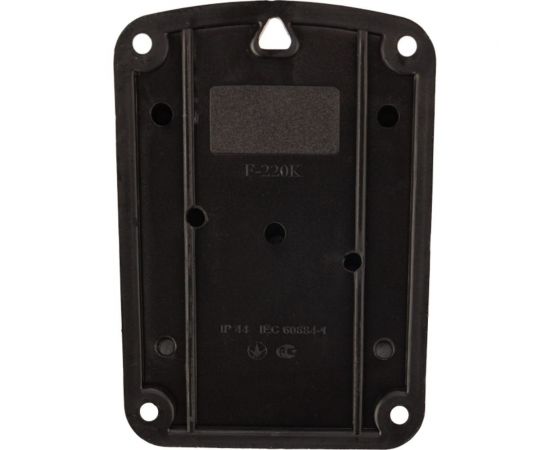 Штепсельная угловая влагозащищенная стационарная розетка PROCONNECT открытой установки, 2P+PE 230V, 16 А, IP44 каучук 111-127-4 – изображение 6