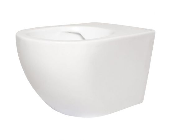 Подвесной безободковый унитаз San More Fiaba белый, с сиденьем микролифт SMT971901 – изображение 9