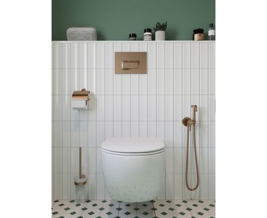 Подвесной безободковый унитаз San More Fiaba белый, с сиденьем микролифт SMT971901 – изображение 10