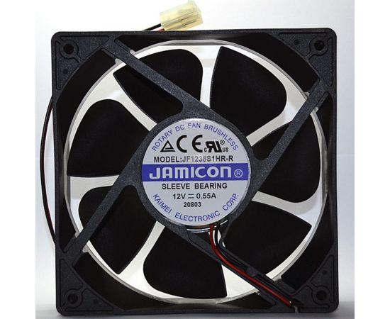 Вентилятор JAMICON JF1238S1HR 120х120х38 12В с разъемом 2 конт.MOLEX 5239-2(PHU-2) С00034863 