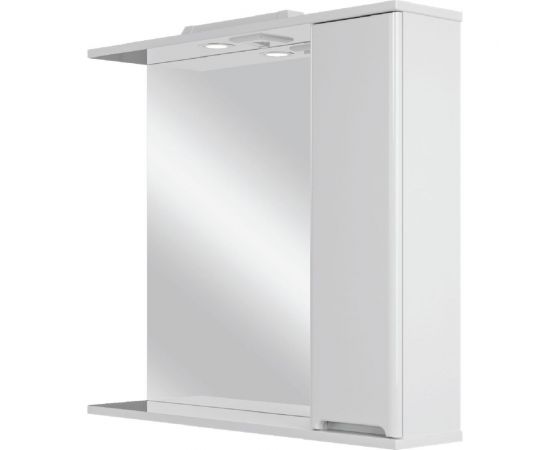 Зеркальный шкаф Sanstar Адель 80 П, 1 дверь, белый 176.1-2.4.1. 