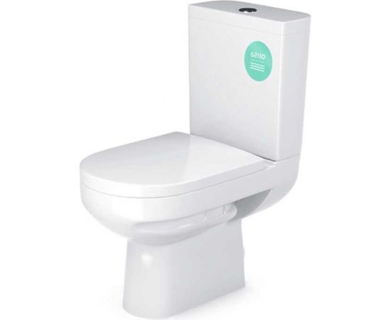 Унитаз-компакт Gesso W103 HOME De Luxe c 2 уровневой арматурой, сиденье для унитаза W103 De Luxe soft-close микролифт 9 015 618 