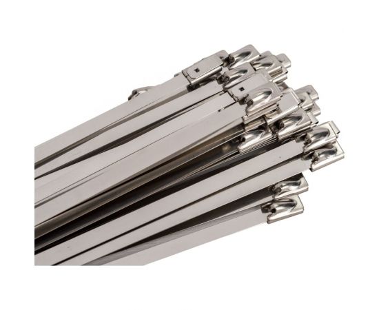 Стальной хомут General Lighting Systems GNC-46-500-S 4.6x500 мм, сталь 304 с напылением, 50 шт. 475372 