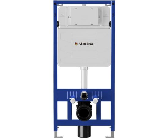 Инсталляция для подвесного унитаза ALLEN BRAU PNEUMATIC патрубки, без кнопки, 1112x115x500 мм 00306274 