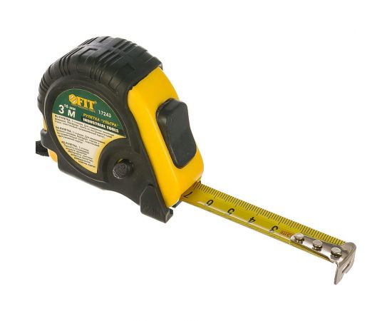 Рулетка FIT с тройным стопором 3 м х 16 мм 17243 