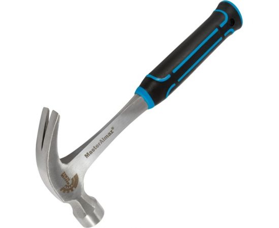 Цельнокованый молоток-гвоздодер с 2-х компонентной рукояткой МастерАлмаз 567г 10507055 