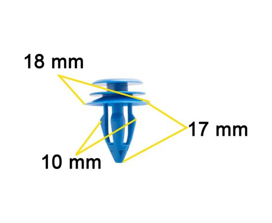 Автокрепеж для Land Rover 10 шт LR027255 КрепАвто 1643 – изображение 2