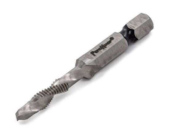 Сверло-метчик комбинированный М5, 5 мм, шаг 0.8 мм, длина 54 мм, хвостовик 1/4"", РемоКолор 35-5-906 – изображение 2