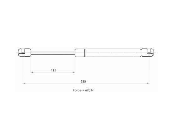 Амортизатор крышки багажника для автомобиля Ford Focus III универсал TRIALLI GS 1008 – изображение 2