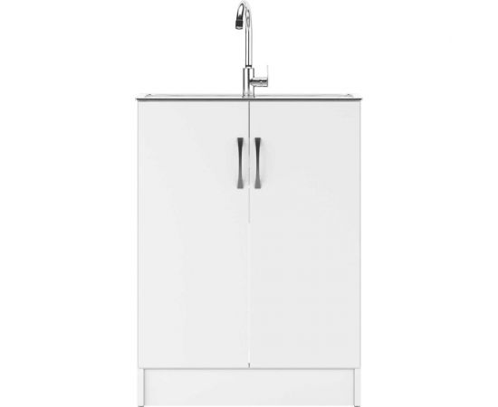 Тумба Домино под нержавеющую мойку 60x50 белый D6050BL – изображение 2