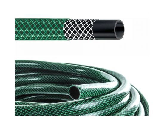 Поливочный 3-слойный армированный шланг ZOLDER ПВХ Метеор непрозрачный, 1"", 50 м ЭК000143355 – изображение 2